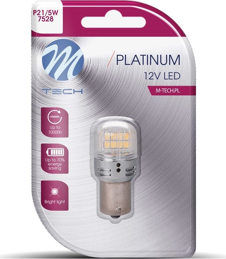 M-Tech BAY15d P21/5W 16 LED biele 1 ks