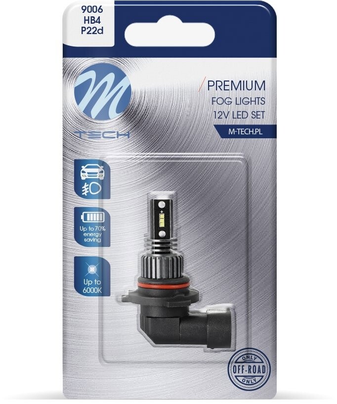 M-Tech PREMIUM 9006 6 LED 3 W biele 1 ks