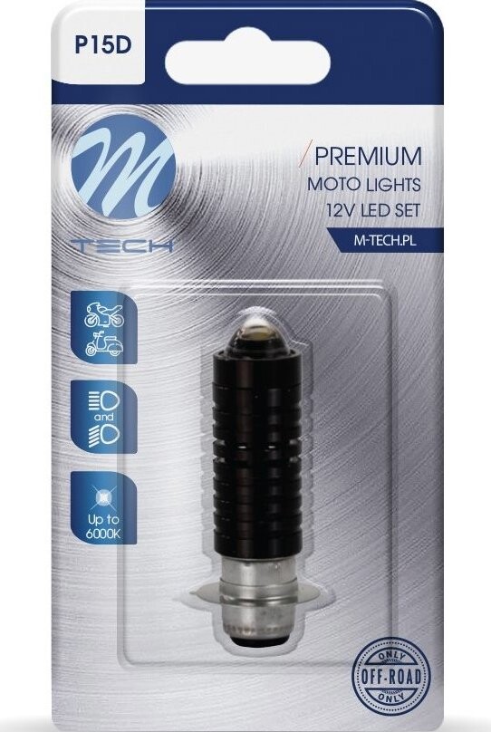 M-Tech P15d-25-1 3570SMD 12 V/24 V biele