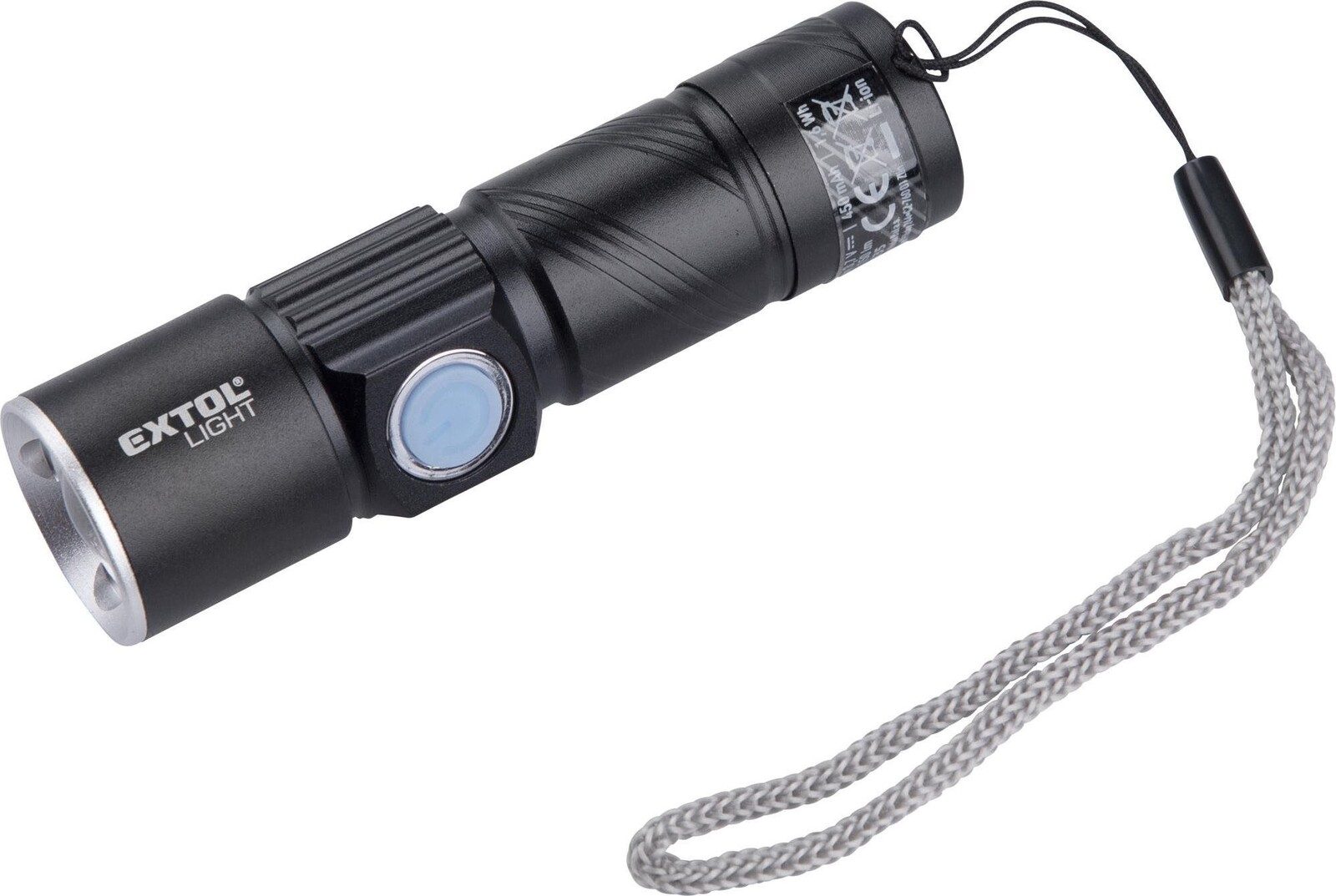 EXTOL LIGHT svietidlo 150 lm, nabíjacie, USB, zoom, XPE 3W LED, 43135