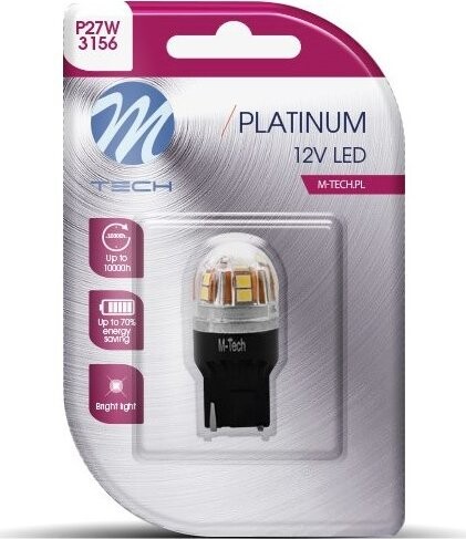M-Tech P27/7W W2.5x16d 15 LED biele 1 ks