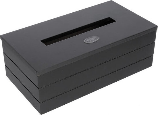 ORION Box na papírové kapesníky černý dřevo