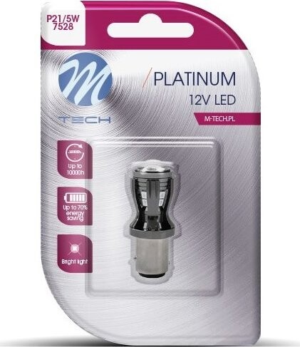 M-Tech BAY15d P21/5W 14 LED biele 1 ks