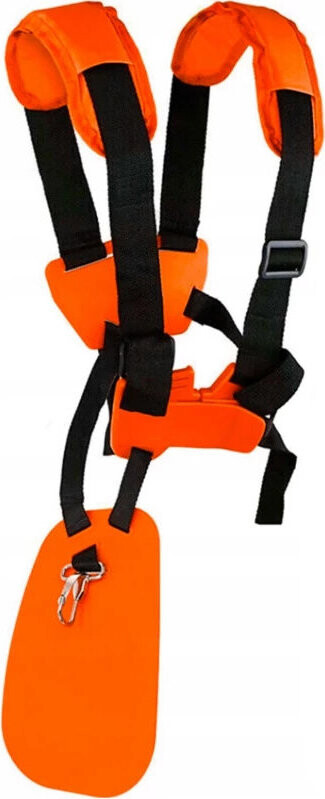 Bigstren 18529 Dvouramenný popruh ke křovinořezum, černooranžový