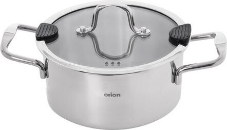 ORION Kastrol nerez VENICE 3 l poklice sklo