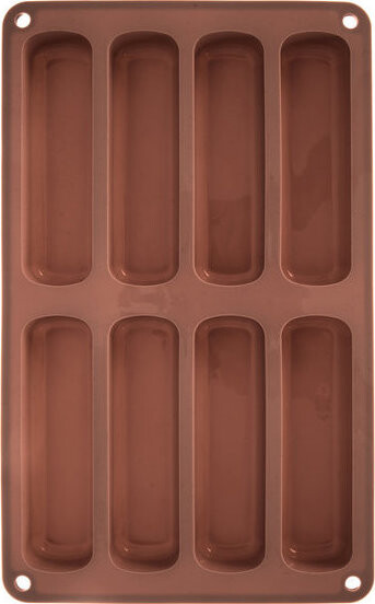 ORION Forma na cukrářské piškoty 8 hnědá silikon