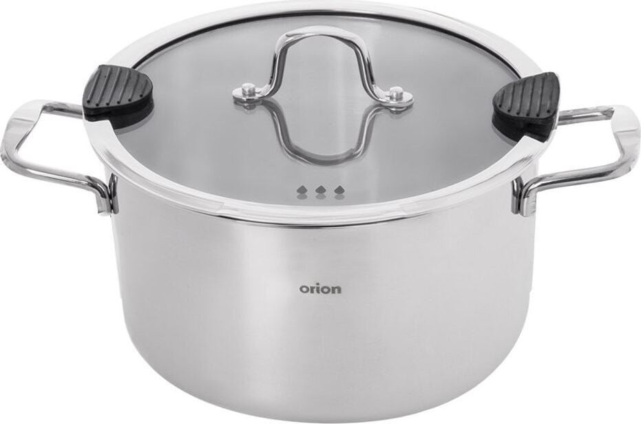 ORION Kastrol nerez VENICE 4,3 l poklice sklo