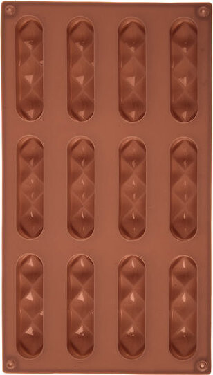 ORION Forma na tyčinky 12 hnědá silikon