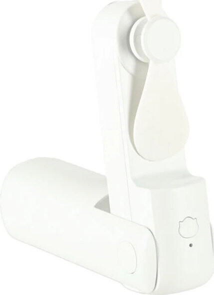 KIK KX3075 Ventilátor skládací, USB, 1200 mAh, USB-C, bílý