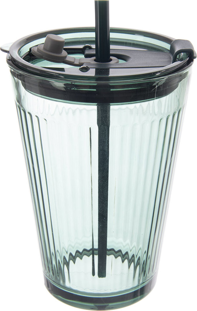 ORION VERDE Sklenice s víčkem a brčkem 0,46 l 1 ks UH