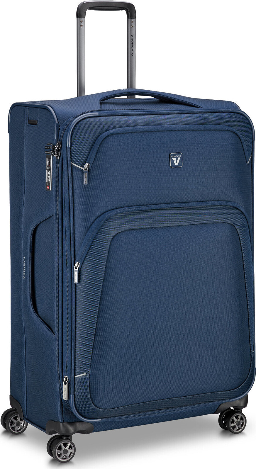 Roncato cestovní kufr GATEWAY L modrý 78 × 48 × 30 / 34 cm