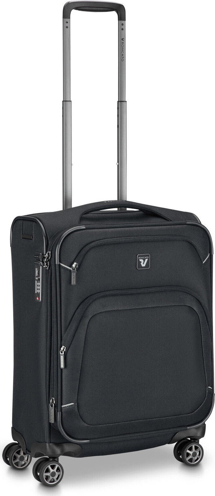 Roncato cestovní kufr GATEWAY S černý 55 × 40 × 20 / 23 cm