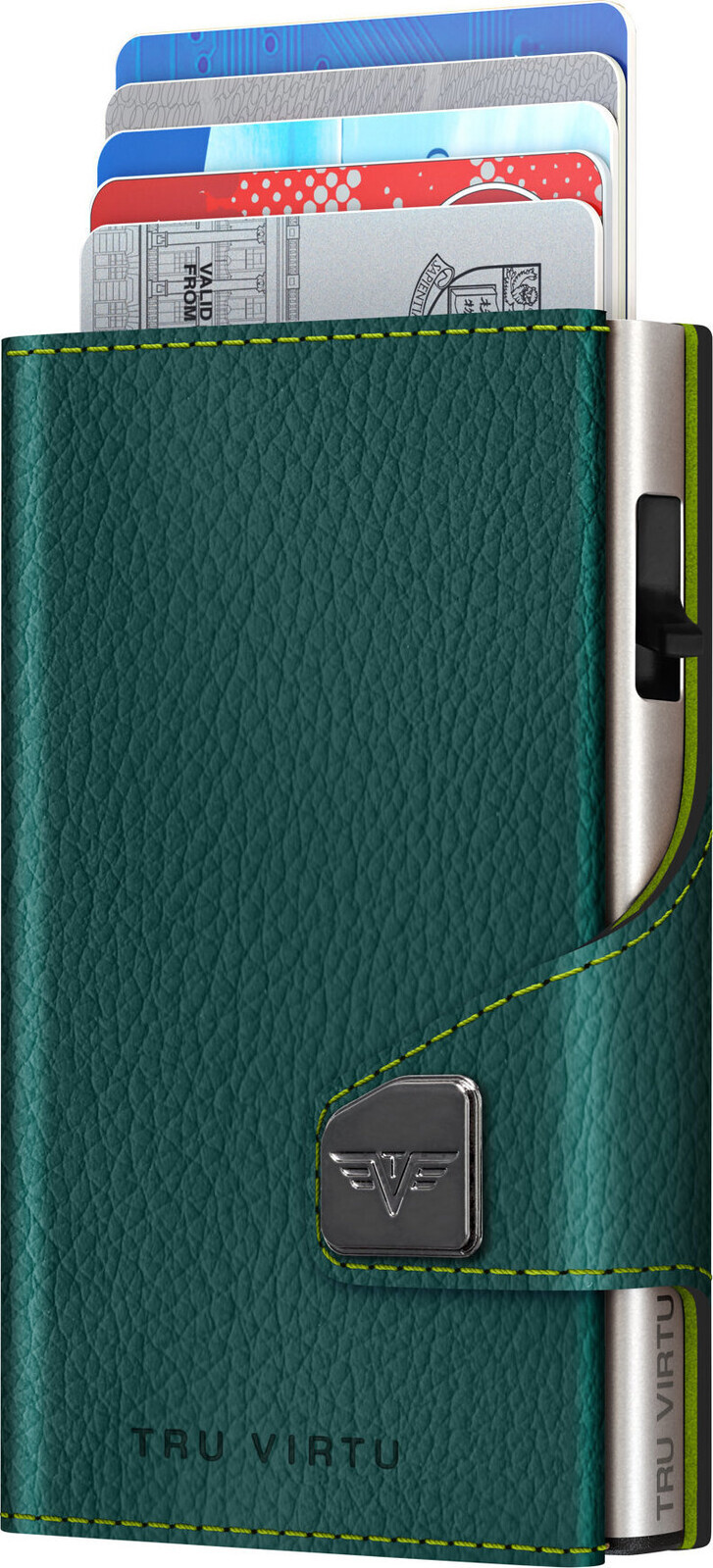 Tru Virtu Click & Slide vegan Bio Wine Green / Silver