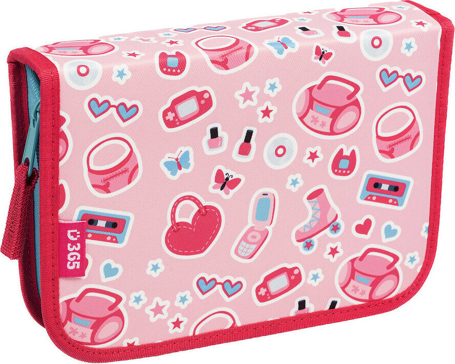 Stil 365 Školský peračník jednoposchodový Pinky