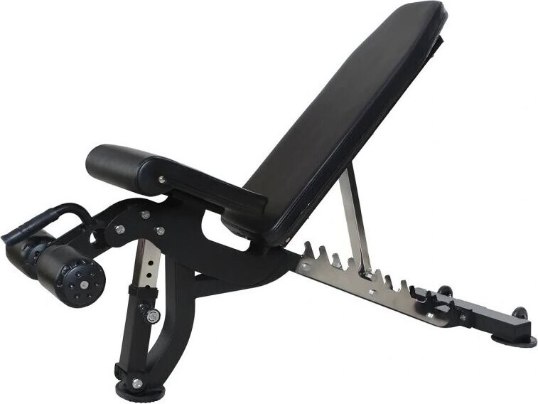 Fitnessline Polohovací lavice s opěrkou pro nohy