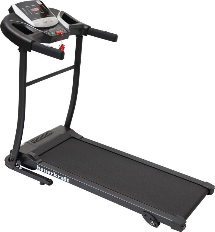 Bauerkraft H-527 Elektrický běžecký pás, regulace sklonu, 100 kg, 10 km/h, šedý