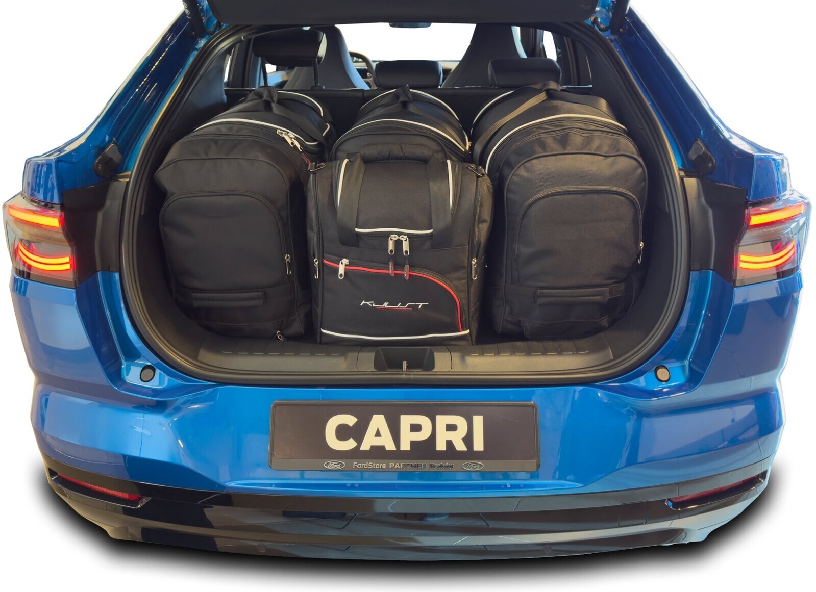 KJUST Sada tašiek Aero 4 ks pre FORD CAPRI EV I 2024+
