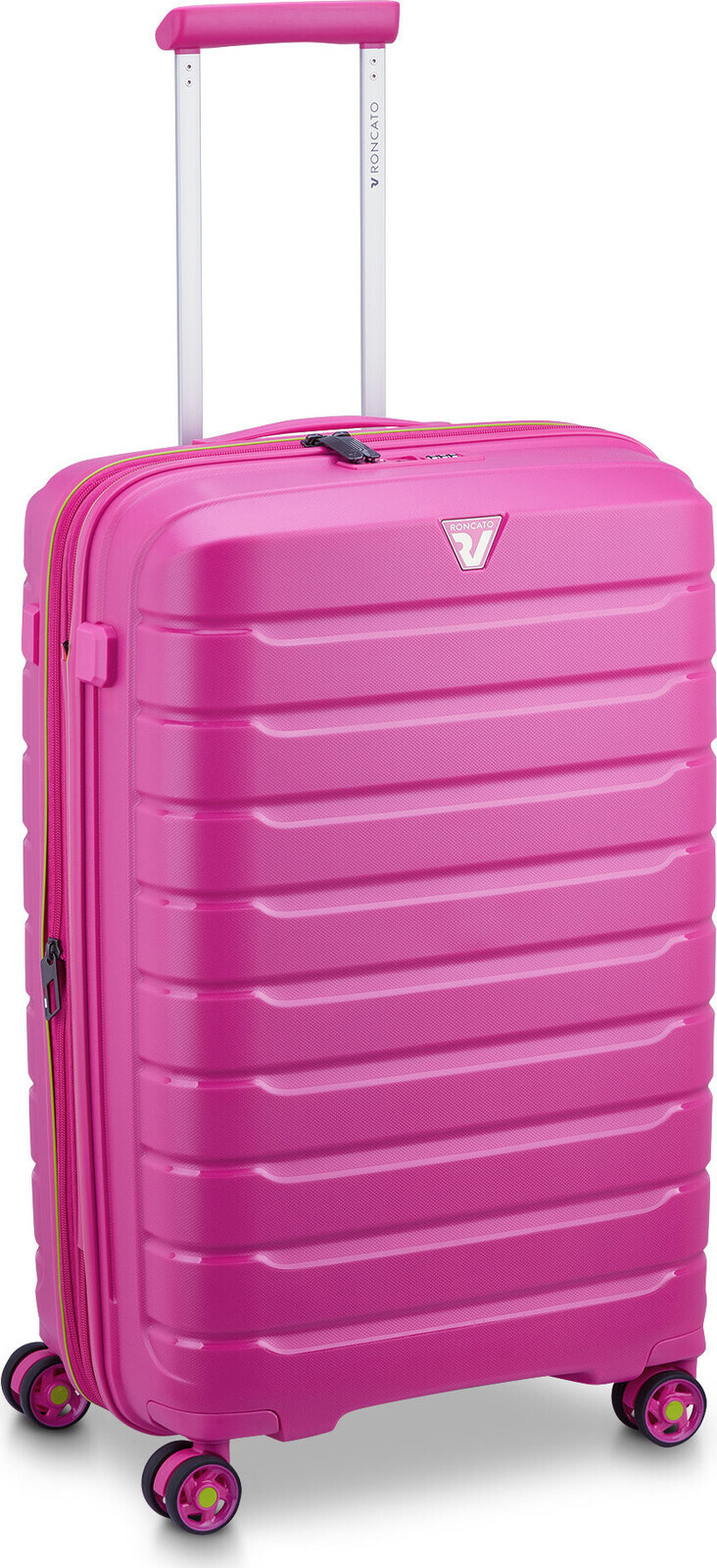 Roncato cestovní kufr B-FLYING M fuchsiový 68 × 44 × 26 / 31 cm