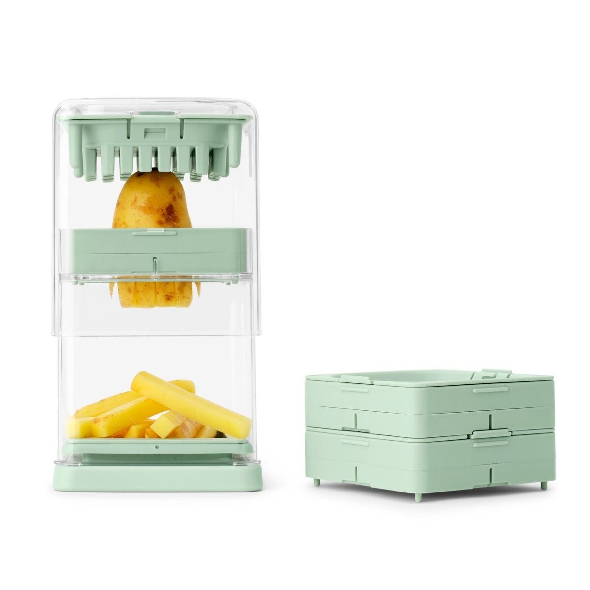 Krájač na zemiaky TASTY PLUS 15 cm, zelená, plast, Brabantia