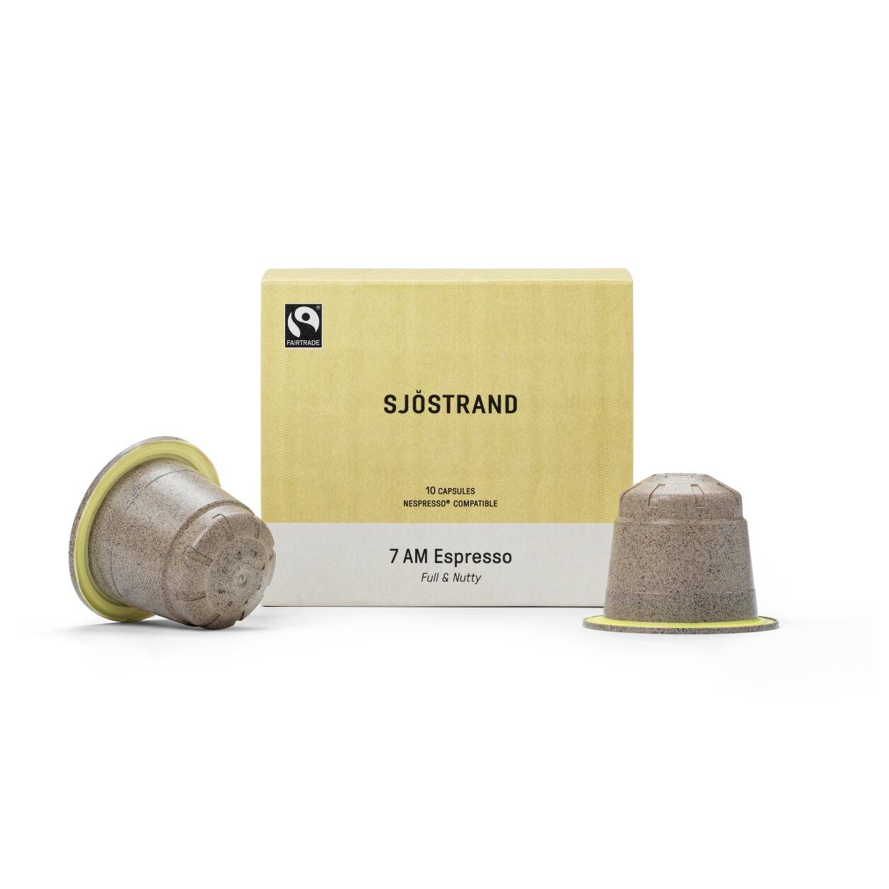 Kapsule do kávovaru 7 AM ESPRESSO, sada 10 ks, Sjöstrand