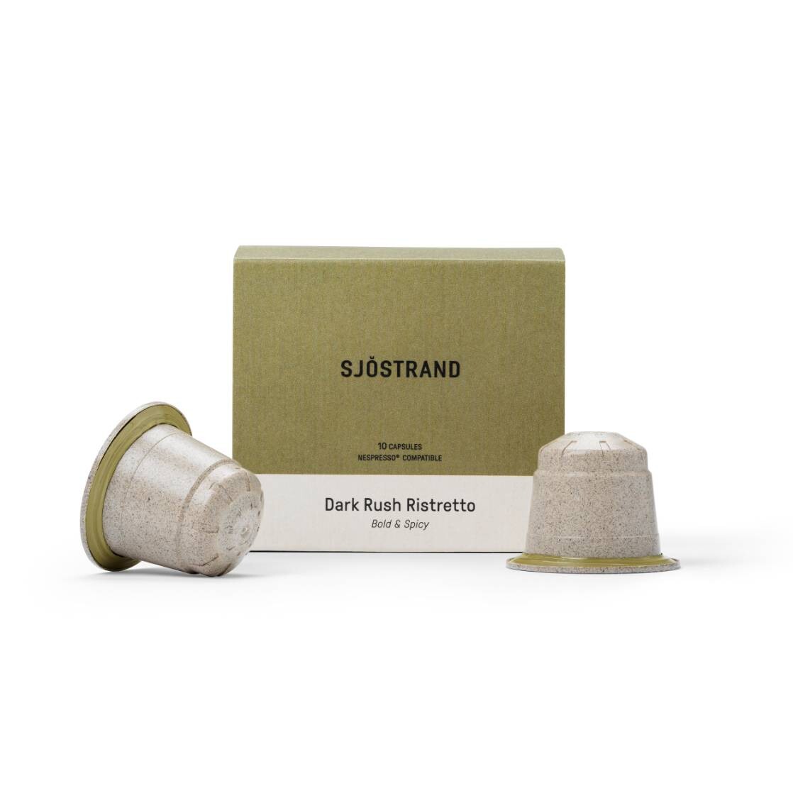 Kapsule do kávovaru DARK RUSH RISTRETTO, sada 10 ks, Sjöstrand