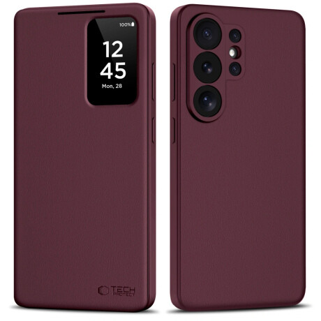 Tech-Protect Smart Wallet knižkové puzdro na Samsung Galaxy S26 Ultra, bordové