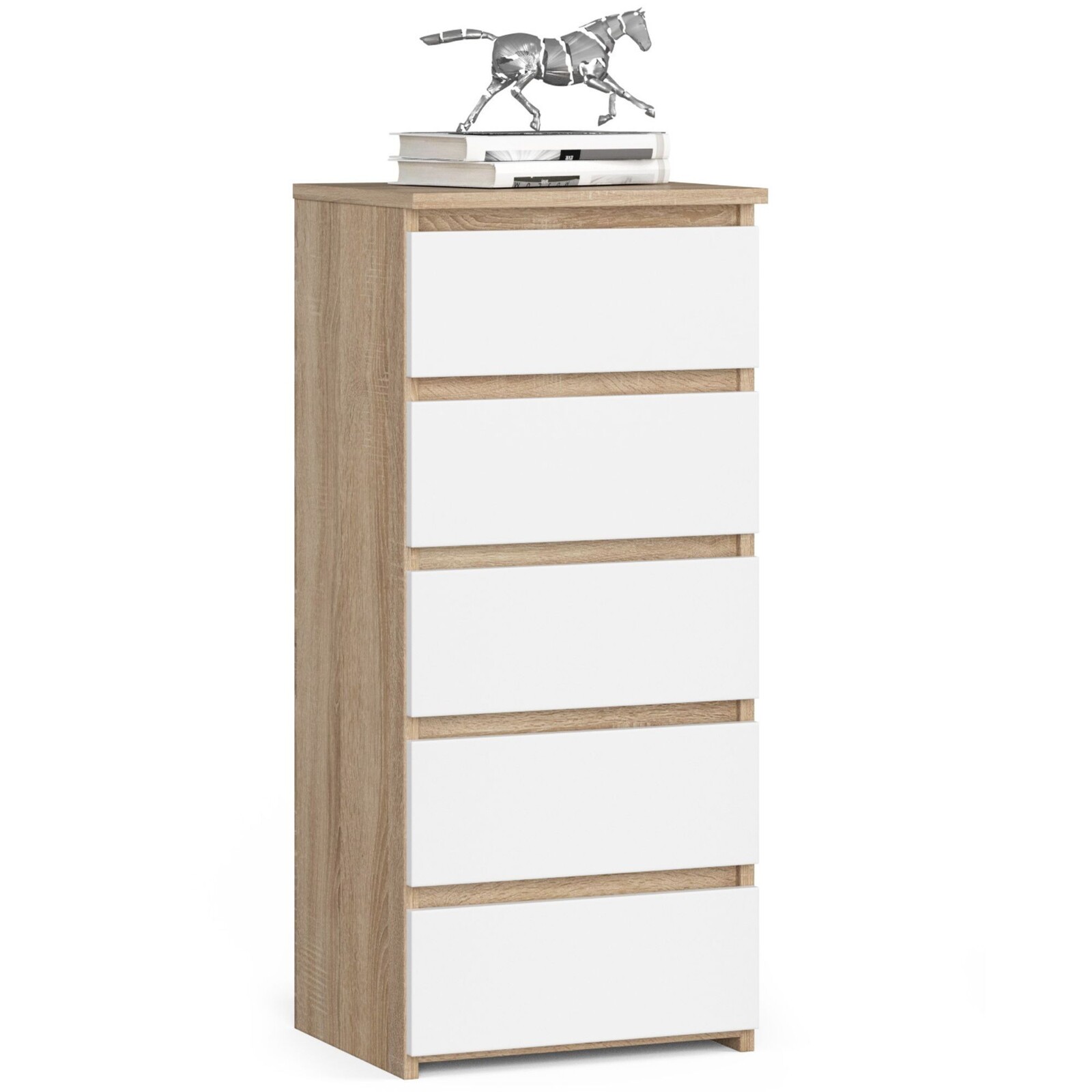 Komoda CL5 40 cm dub sonoma/bílá