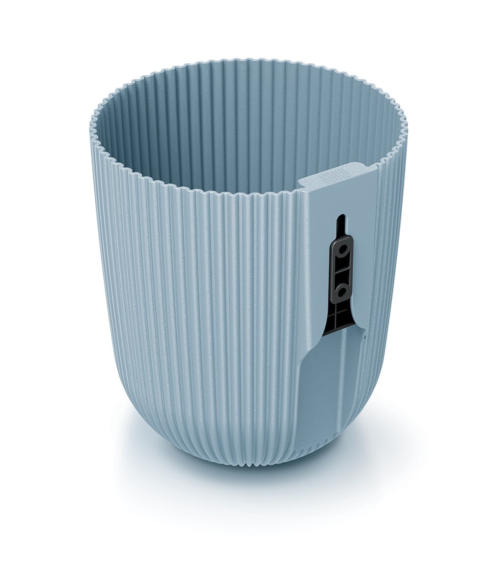 Nástěnný květináč MILLA WALL 14,6 cm světle šedý