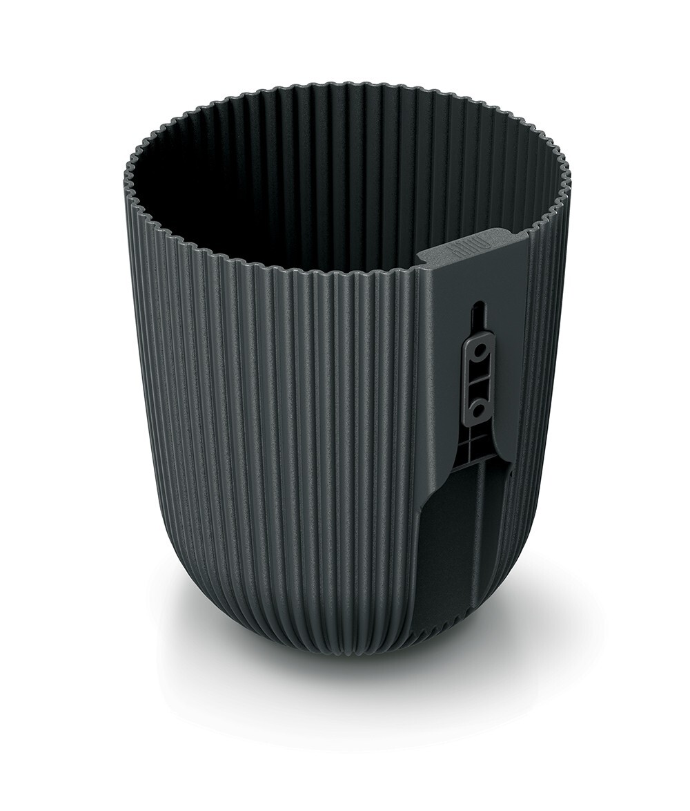 Nástěnný květináč MILLA WALL 14,6 cm uhelný