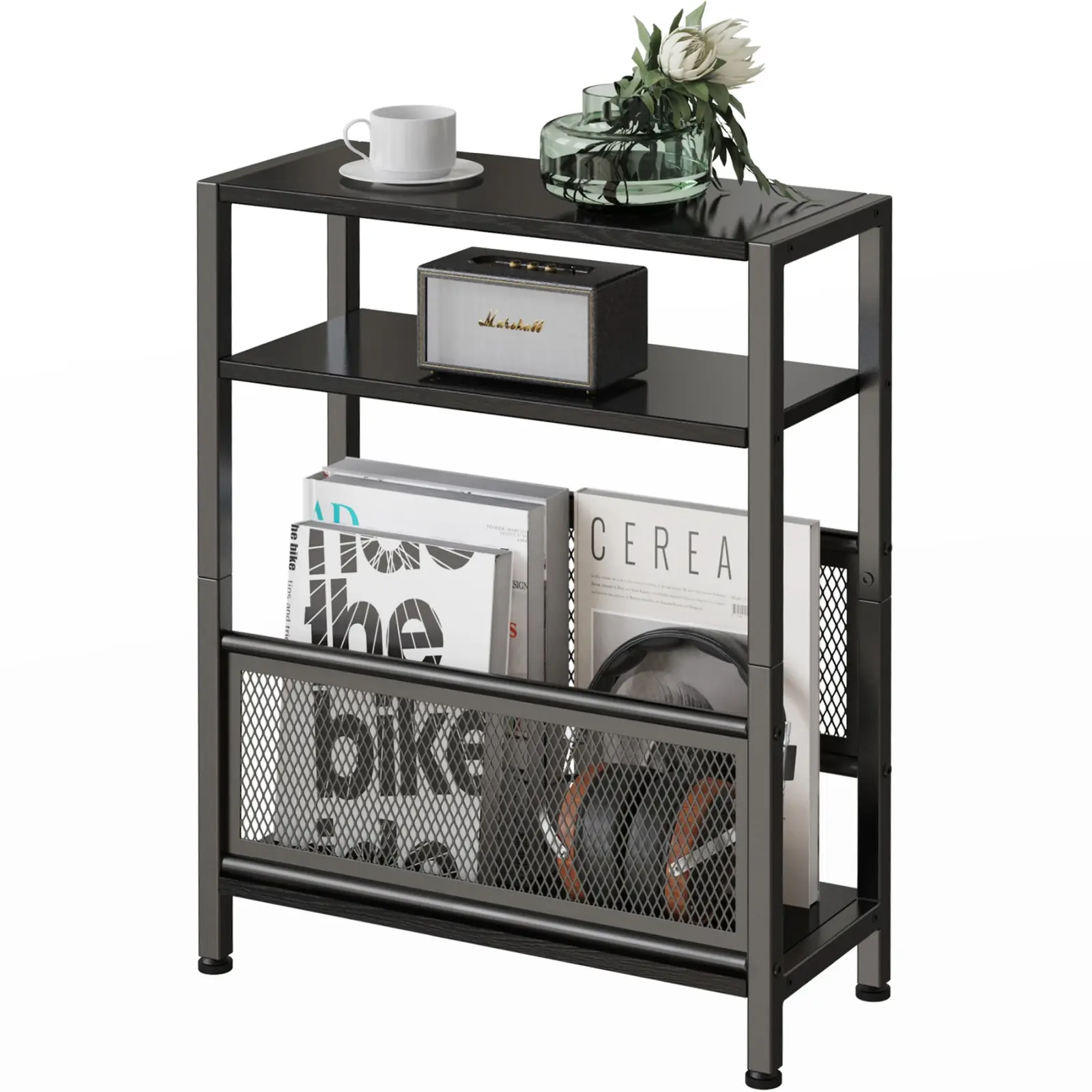 Odkládací stolek Houseland Brix černý