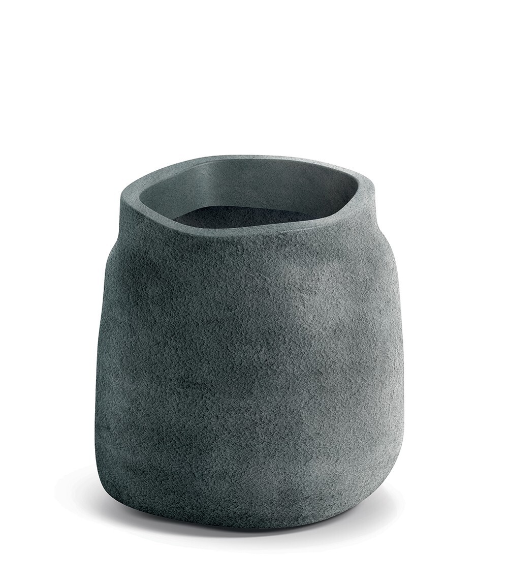 Plastový květináč BOGELOS grafitový