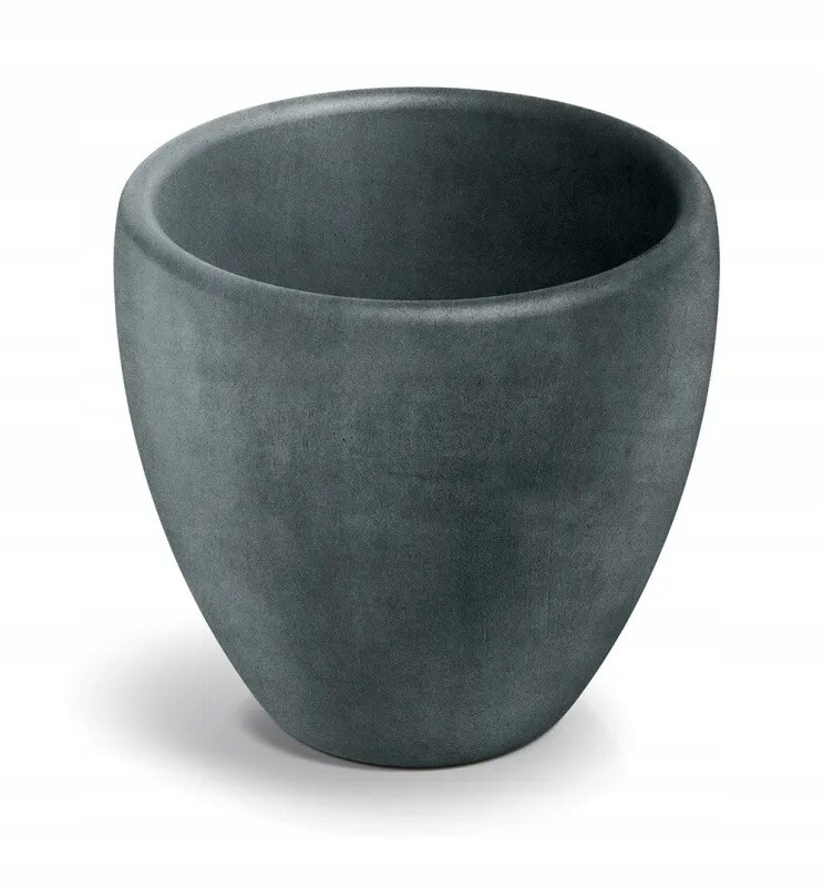 Plastový květináč CANOLOS grafitový