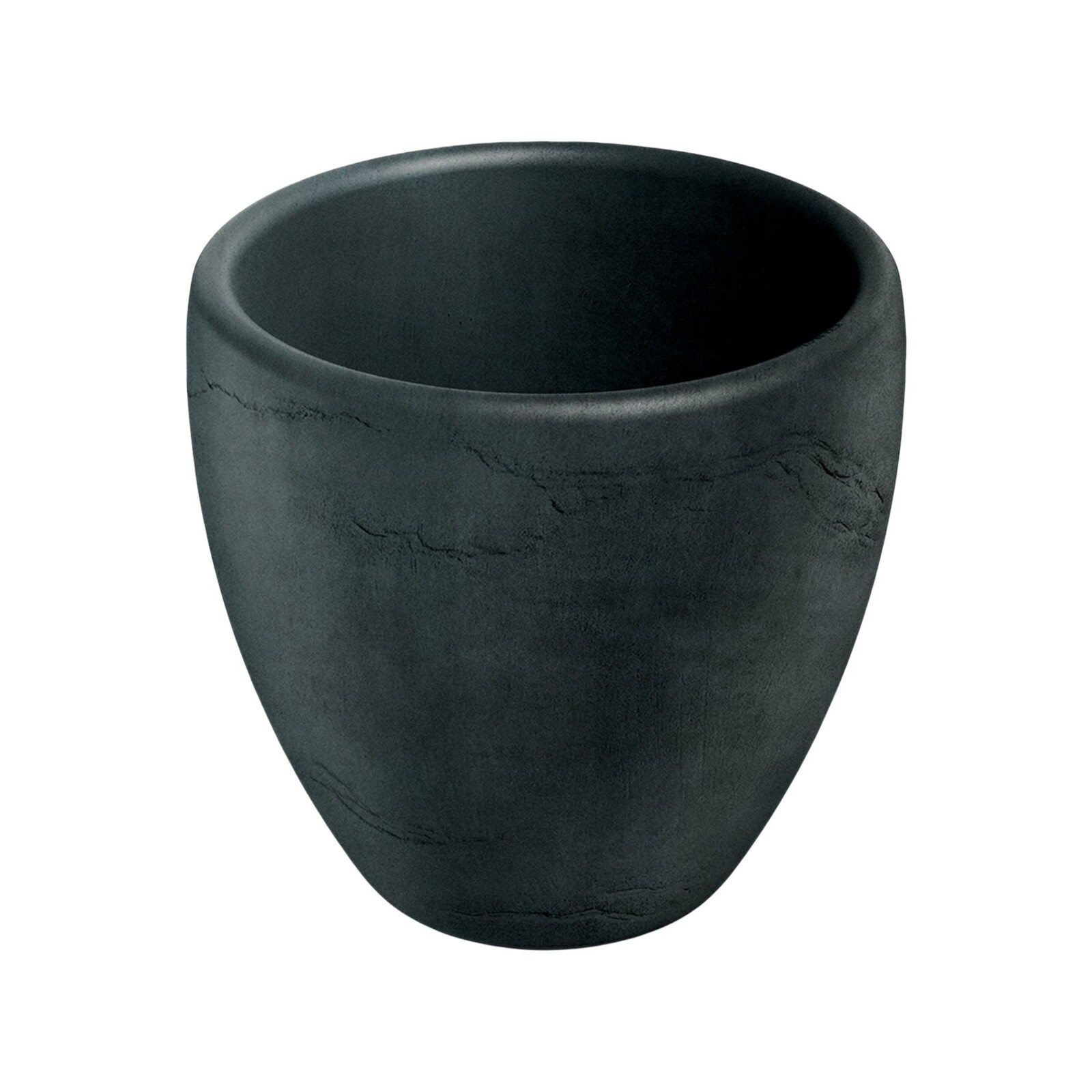 Plastový květináč CANOLOS tmavě šedý