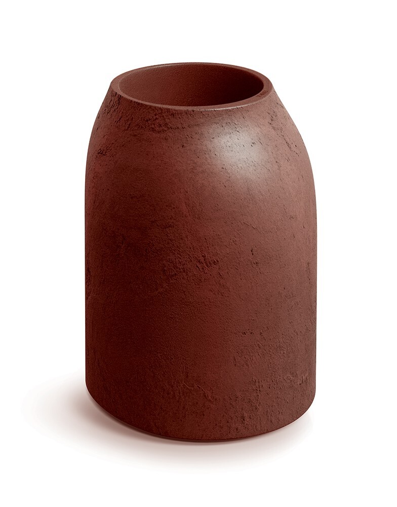 Plastový květináč EPOCCOS BOLDOS 48 cm červenohnědý