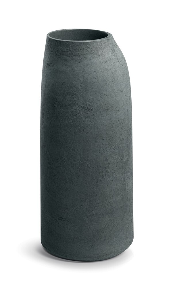 Plastový květináč EPOCCOS HIGHOS 46 cm grafitově šedý