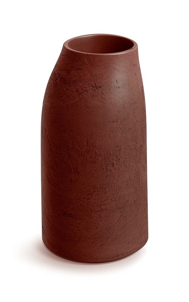 Plastový květináč EPOCCOS MIDLOS 38 cm červenohnědý