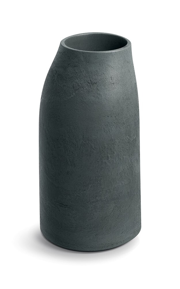 Plastový květináč EPOCCOS MIDLOS 38 cm grafitově šedý