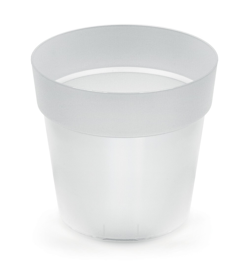 Plastový květináč GROWERES transparentní