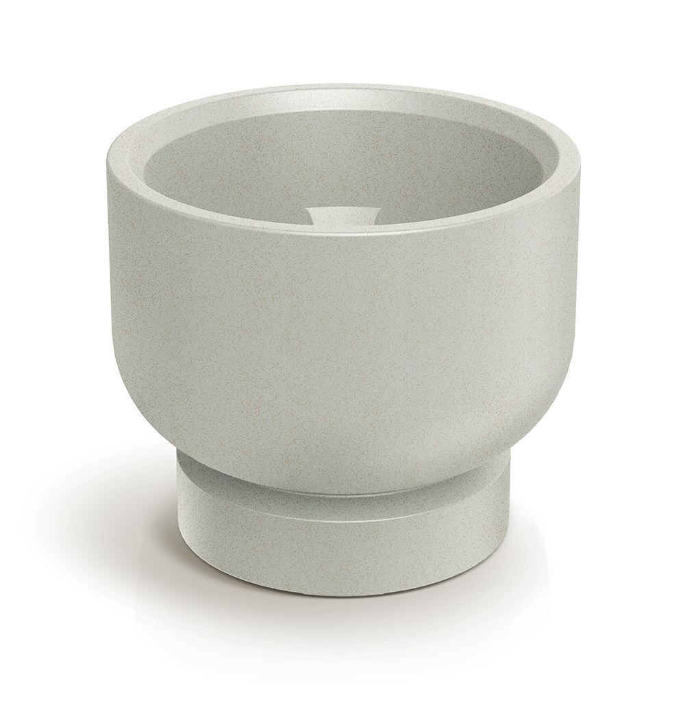 Plastový květináč MOLTAS BASE ROUND 40 cm pískový