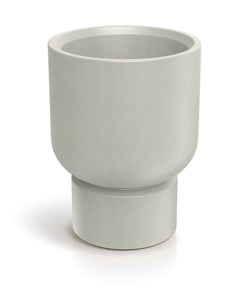 Plastový květináč MOLTAS BASE ROUND MIDL 40 cm pískový