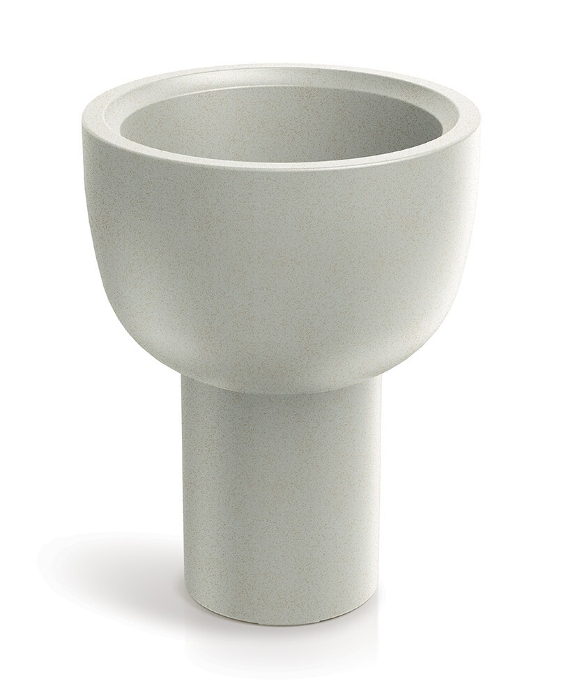Plastový květináč MOLTAS VESSEL 40 cm pískový