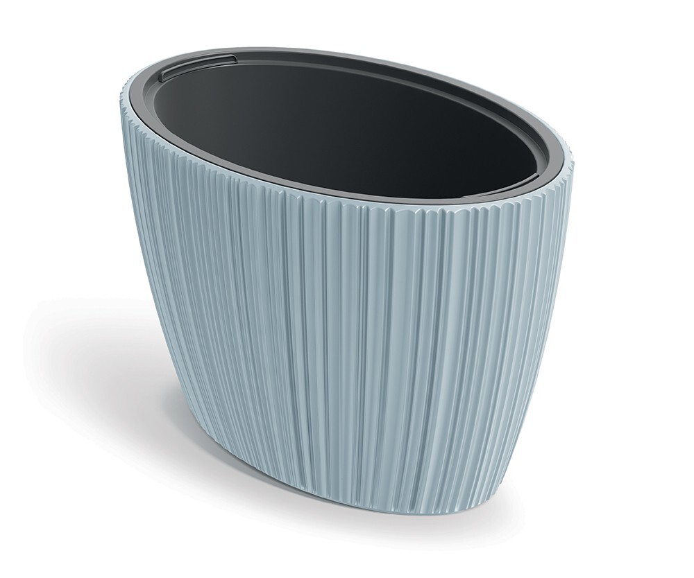 Plastový květináč OROS 59,5 cm šedý
