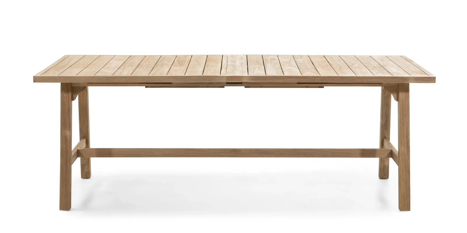 Rozkládací zahradní stůl Castello 200/295 cm z masivu akáciové dřevo/teak