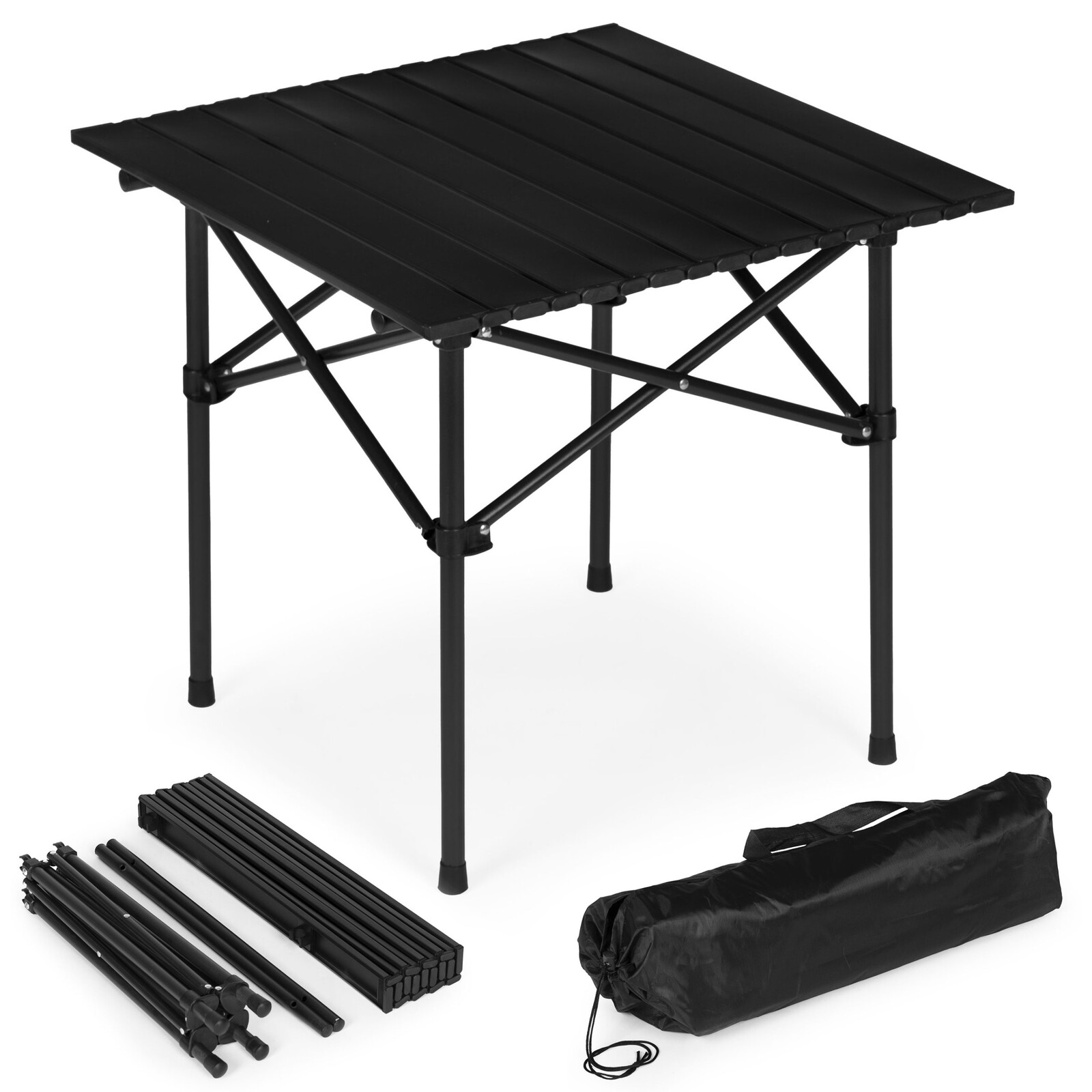 Skládací turistický stůl Gill 53 cm černý