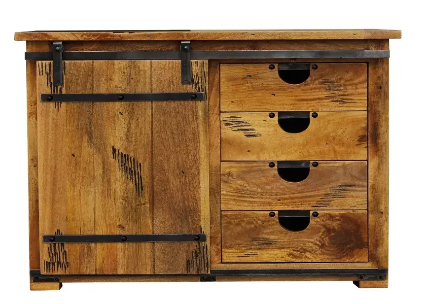 Skříňka pod umyvadlo Magnum 44 120 cm z masivu hnědá