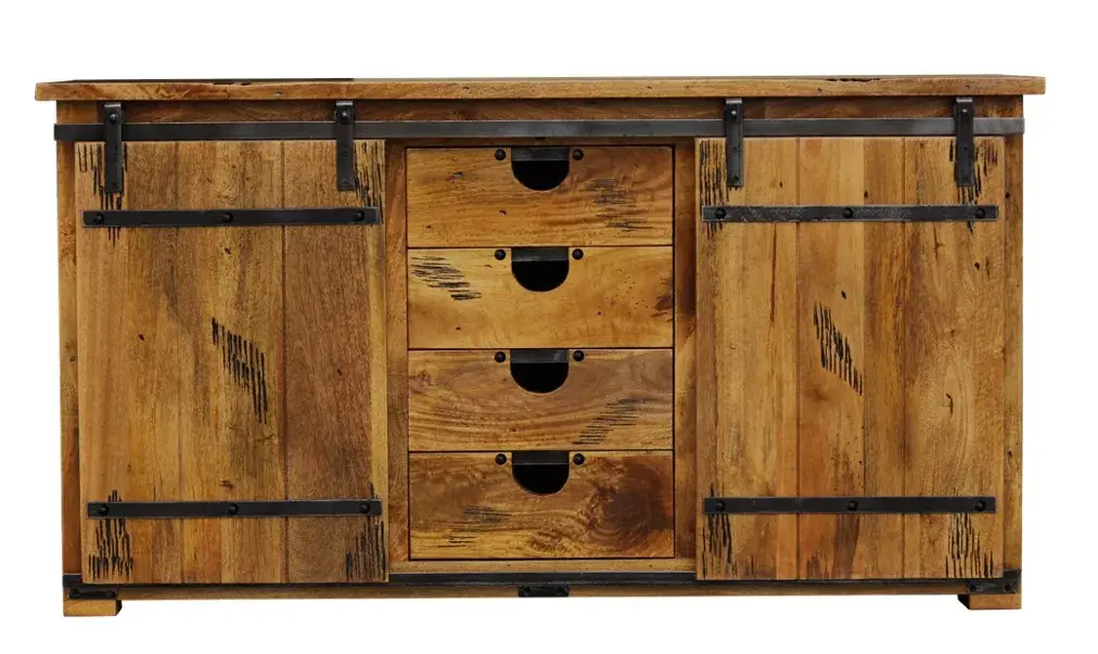 Skříňka pod umyvadlo Magnum 45 150 cm z masivu hnědá