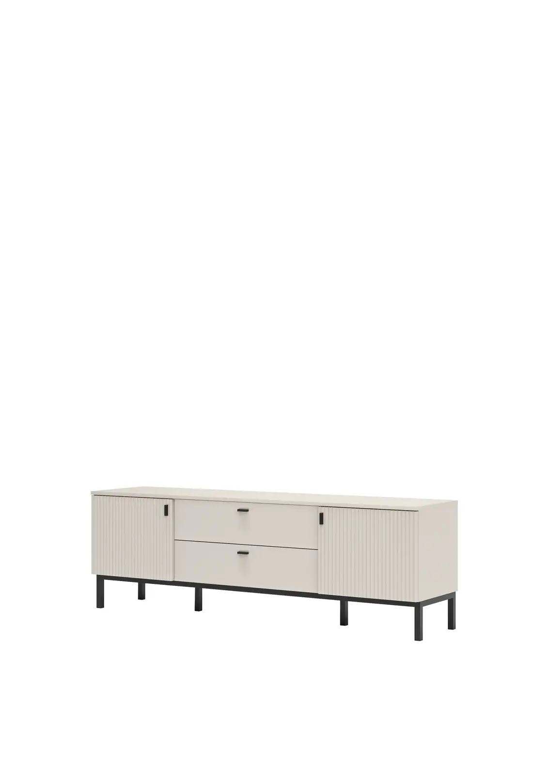 TV stolek Korfu 04 167 cm kašmírový/černý