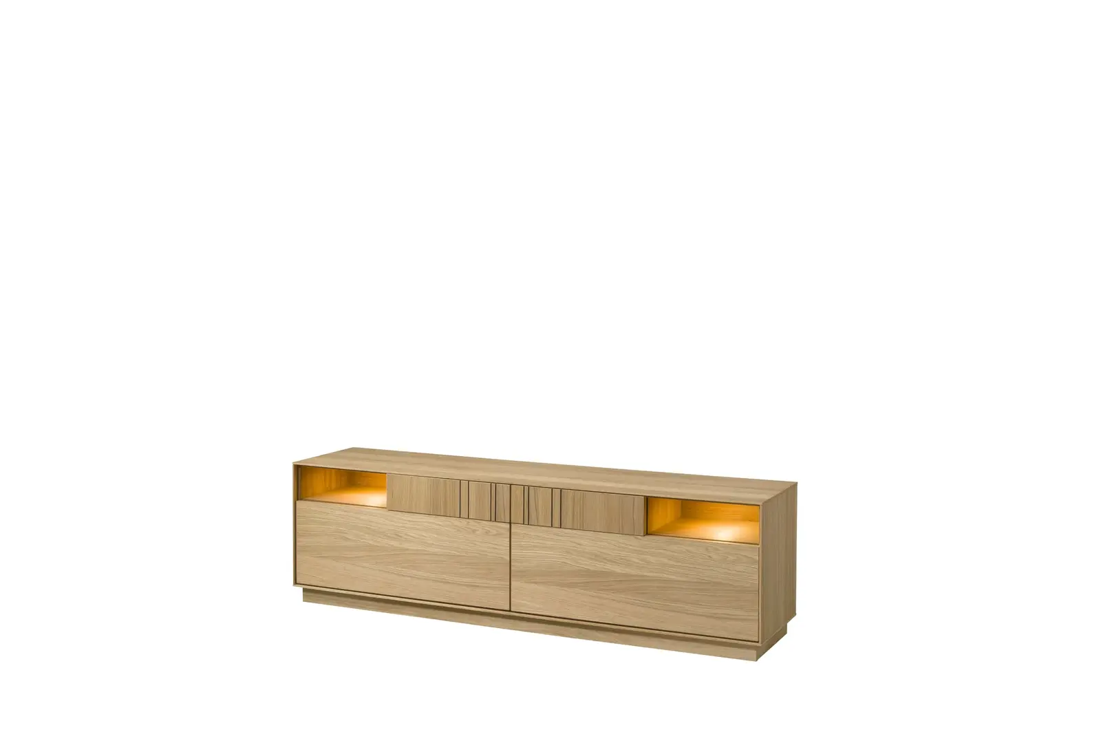 TV stolek s LED osvětlením Join 180 cm dub přírodní