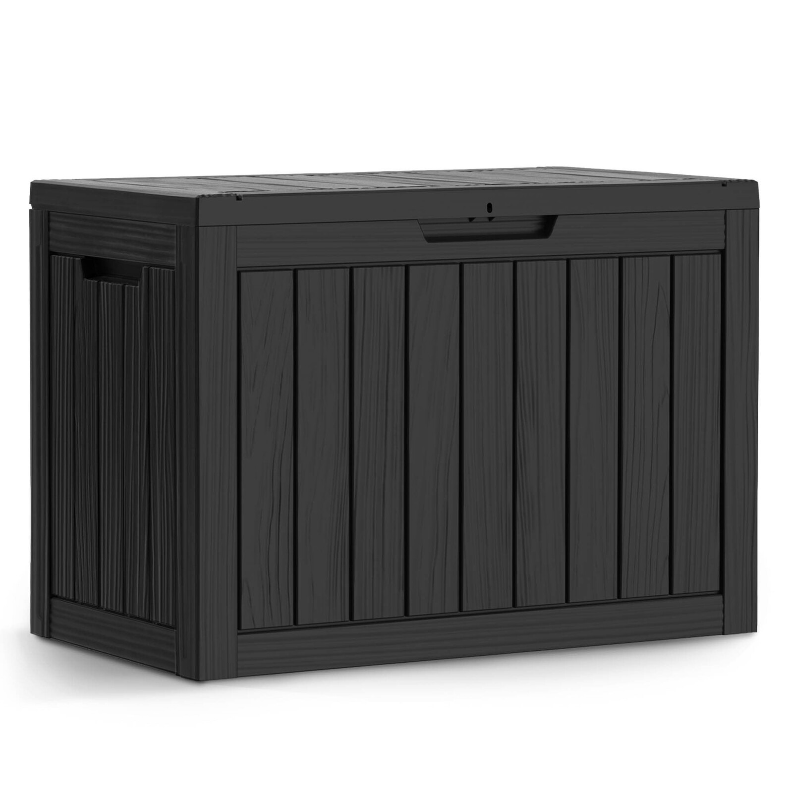 Zahradní úložný box Ezra 170 L černý