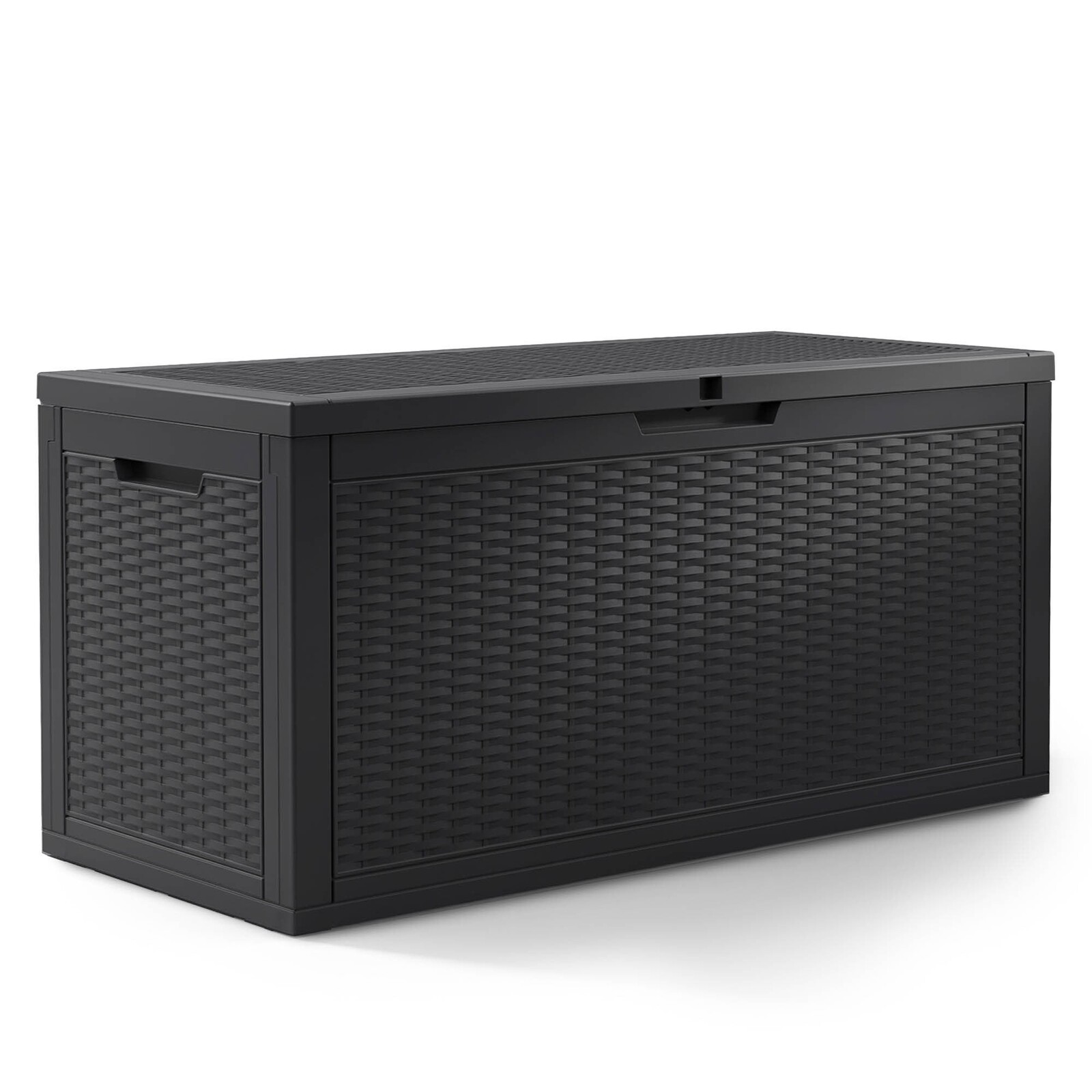 Zahradní úložný box Ezra 340 L černý